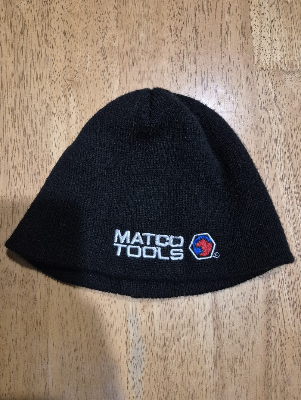 EUC Matco Tools Black Embroidered Beanie